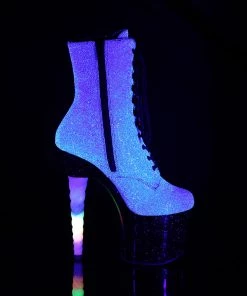 Pleaser Direct Unicorn 1020G Black And Purple Glitter Boots Glitter Shoes 9 Pleaser Direct Unicorn 1020G Black And Purple Glitter Boots Glitter Shoes