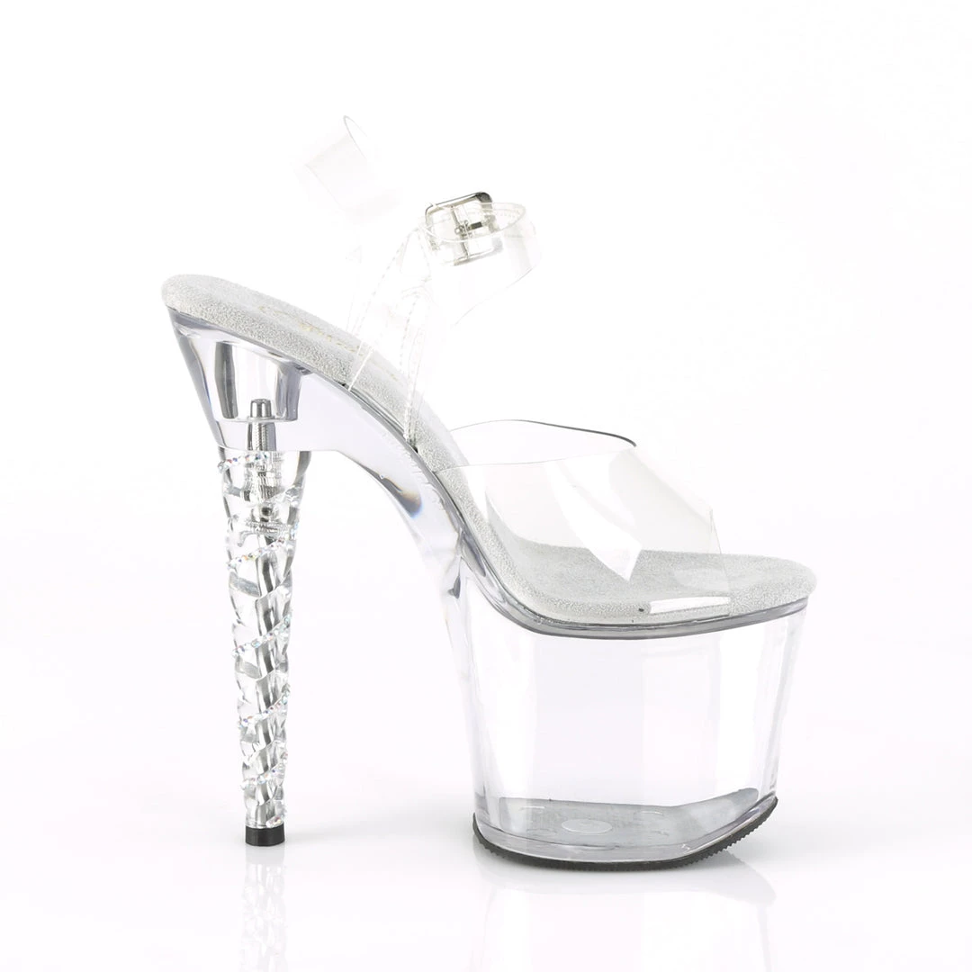 Pleaser Direct Platform Shoes Unicorn 708RSH Clear Platform Heels 5 Pleaser Direct Platform Shoes Unicorn 708RSH Clear Platform Heels