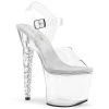 Pleaser Direct Platform Shoes Unicorn 708RSH Clear Platform Heels