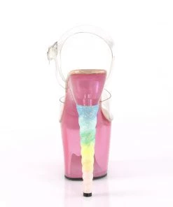 Pleaser Direct Glitter Shoes Unicorn 708T Pink Platform Heels