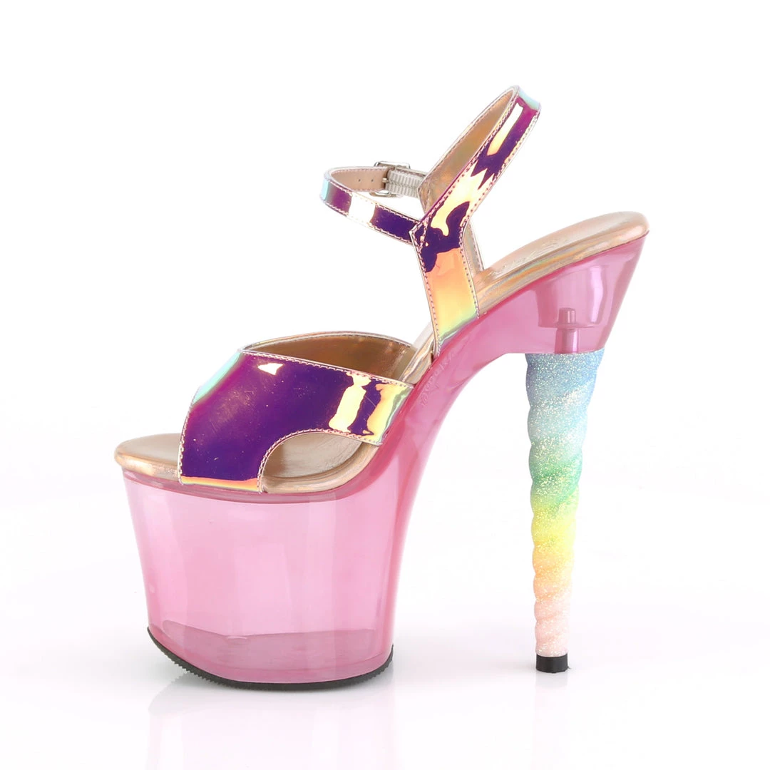 Pleaser Direct Unicorn 711 Pink Platform Heels 3 Pleaser Direct Unicorn 711 Pink Platform Heels