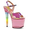 Pleaser Direct Unicorn 711 Pink Platform Heels