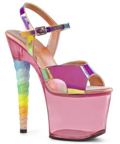 Pleaser Direct Unicorn 711 Pink Platform Heels