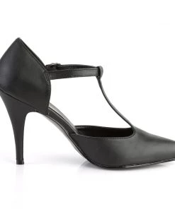 Pleaser Direct Vanity 415 Black Faux Leather D'Orsay Pumps 9 Pleaser Direct Vanity 415 Black Faux Leather D'Orsay Pumps