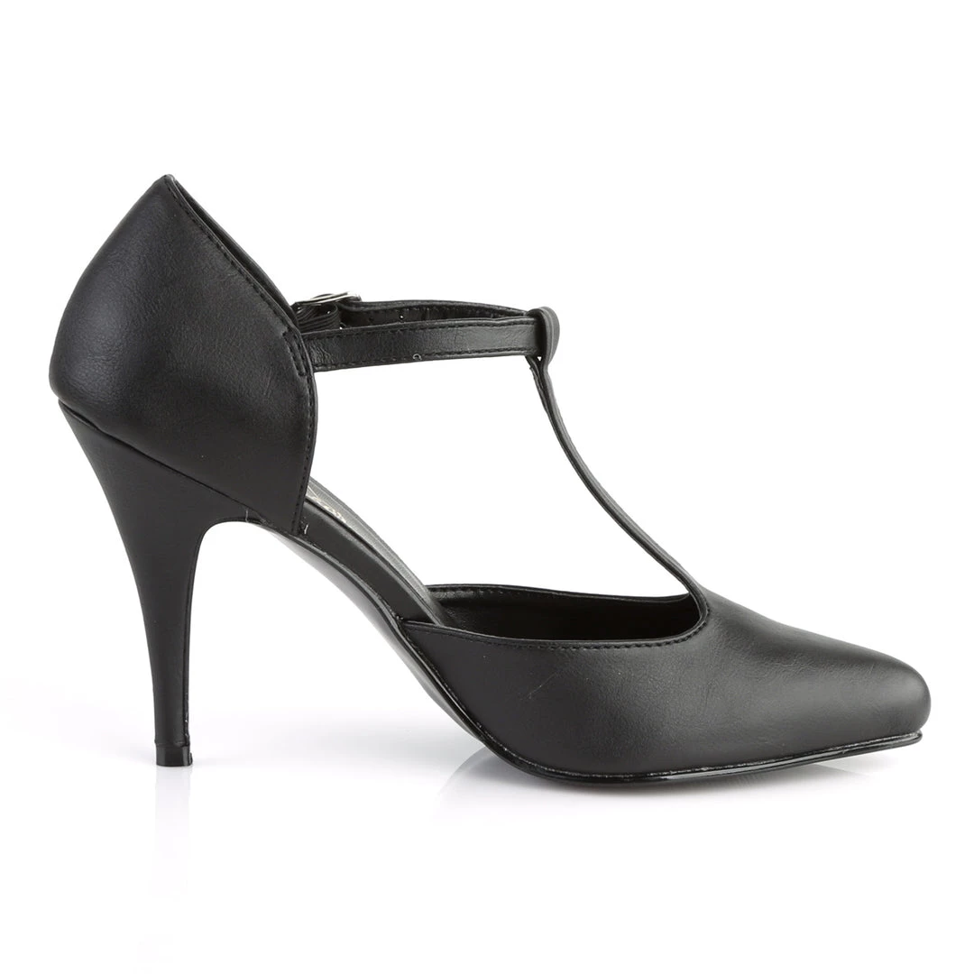 Pleaser Direct Vanity 415 Black Faux Leather D'Orsay Pumps 5 Pleaser Direct Vanity 415 Black Faux Leather D'Orsay Pumps