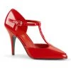 Pleaser Direct Vanity 415 Red Patent D'Orsay Heels