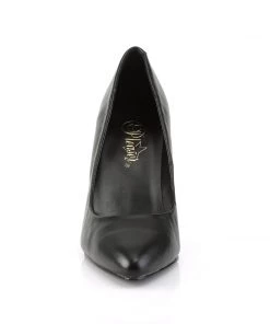 Pleaser Direct Vanity 420 Black Leather Classic Pumps