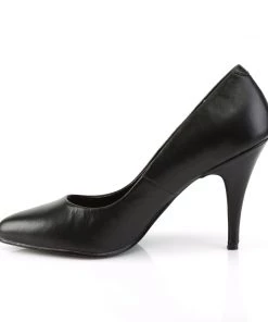 Pleaser Direct Vanity 420 Black Leather Classic Pumps 7 Pleaser Direct Vanity 420 Black Leather Classic Pumps