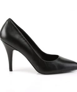 Pleaser Direct Vanity 420 Black Leather Classic Pumps 9 Pleaser Direct Vanity 420 Black Leather Classic Pumps