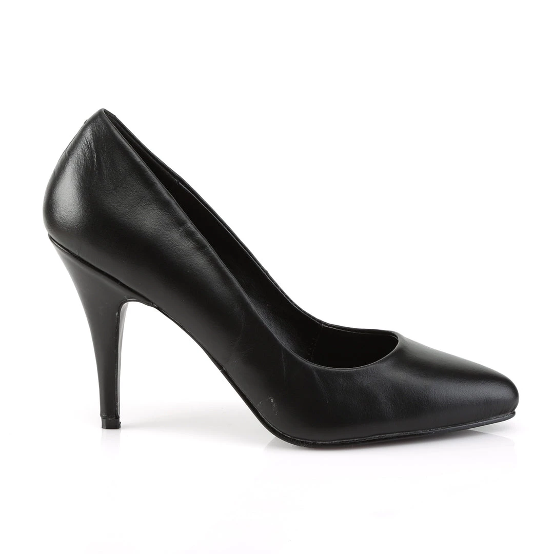 Pleaser Direct Vanity 420 Black Leather Classic Pumps 5 Pleaser Direct Vanity 420 Black Leather Classic Pumps