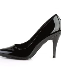Pleaser Direct Vanity 420 Black Patent Classic Pumps Larger Size Shoes