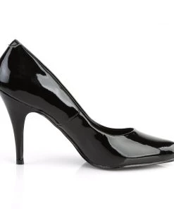 Pleaser Direct Vanity 420 Black Patent Classic Pumps Larger Size Shoes