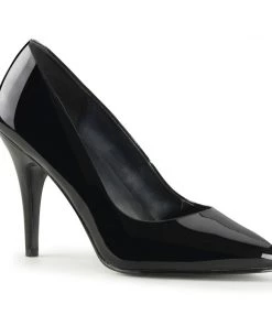Pleaser Direct Vanity 420 Black Patent Classic Pumps Larger Size Shoes