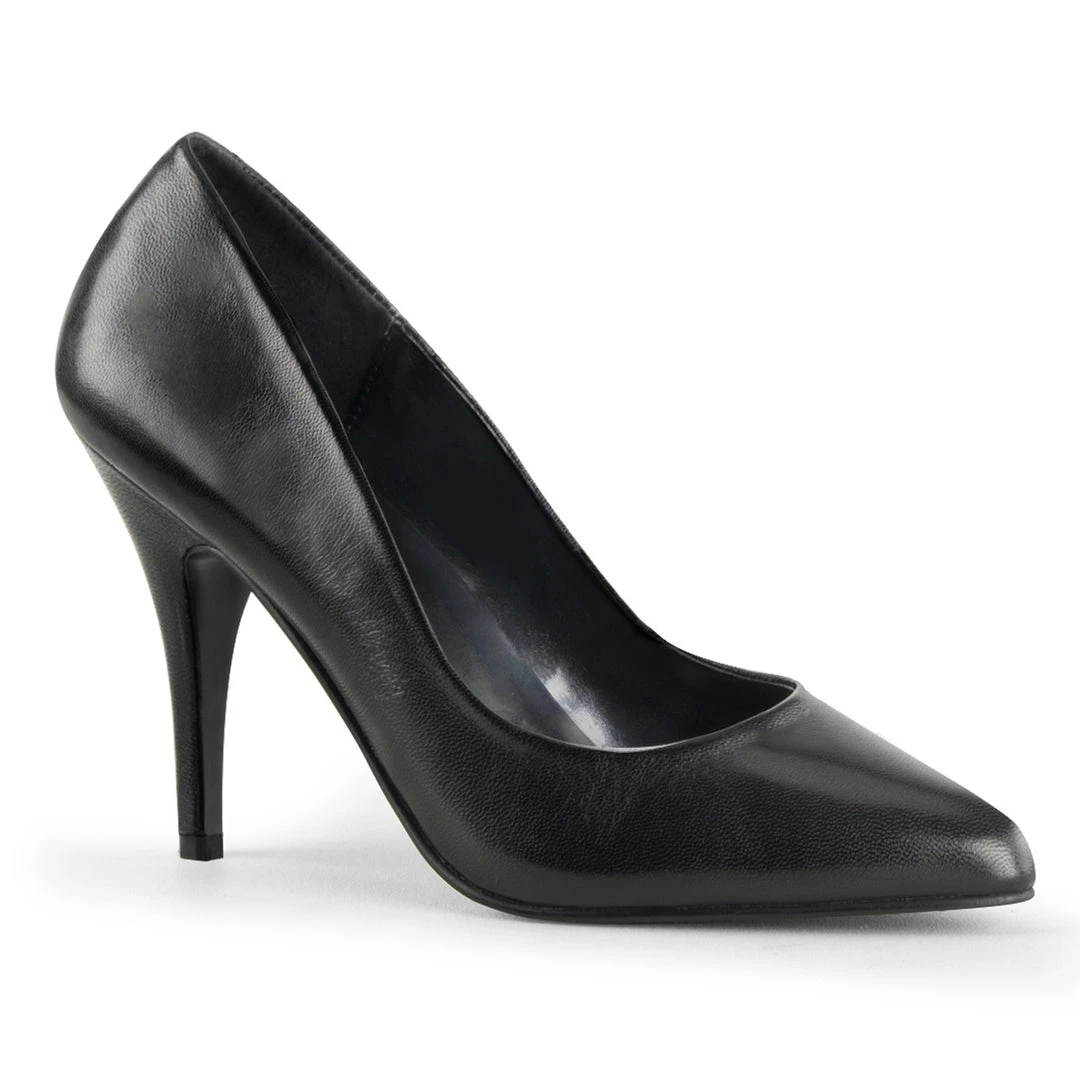 Pleaser Direct Vanity 420 Black Leather Classic Pumps 1 Pleaser Direct Vanity 420 Black Leather Classic Pumps