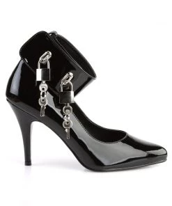 Pleaser Direct Larger Size Shoes Vanity 434 Black Patent Ankle Cuff Pumps 9 Pleaser Direct Larger Size Shoes Vanity 434 Black Patent Ankle Cuff Pumps