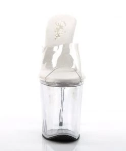 Pleaser Direct Xtreme 801 Clear Platforms Larger Size Shoes