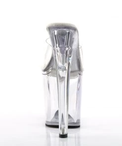 Pleaser Direct Xtreme 801 Clear Platforms Larger Size Shoes