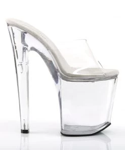 Pleaser Direct Xtreme 801 Clear Platforms Larger Size Shoes