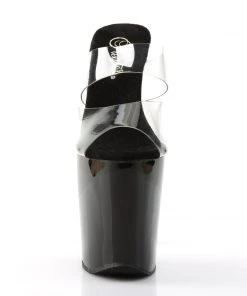 Pleaser Direct Larger Size Shoes Xtreme 802 Black Patent Platforms