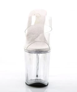 Pleaser Direct Xtreme 802 Clear Platforms Larger Size Shoes