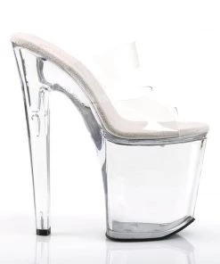 Pleaser Direct Xtreme 802 Clear Platforms Larger Size Shoes