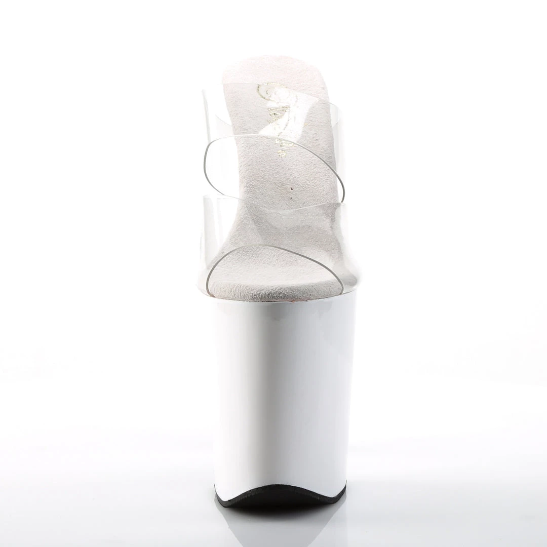 Pleaser Direct Xtreme 802 White Patent Platforms Larger Size Shoes 2 Pleaser Direct Xtreme 802 White Patent Platforms Larger Size Shoes