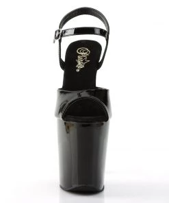 Pleaser Direct Xtreme 809 Black Patent Platform Heels